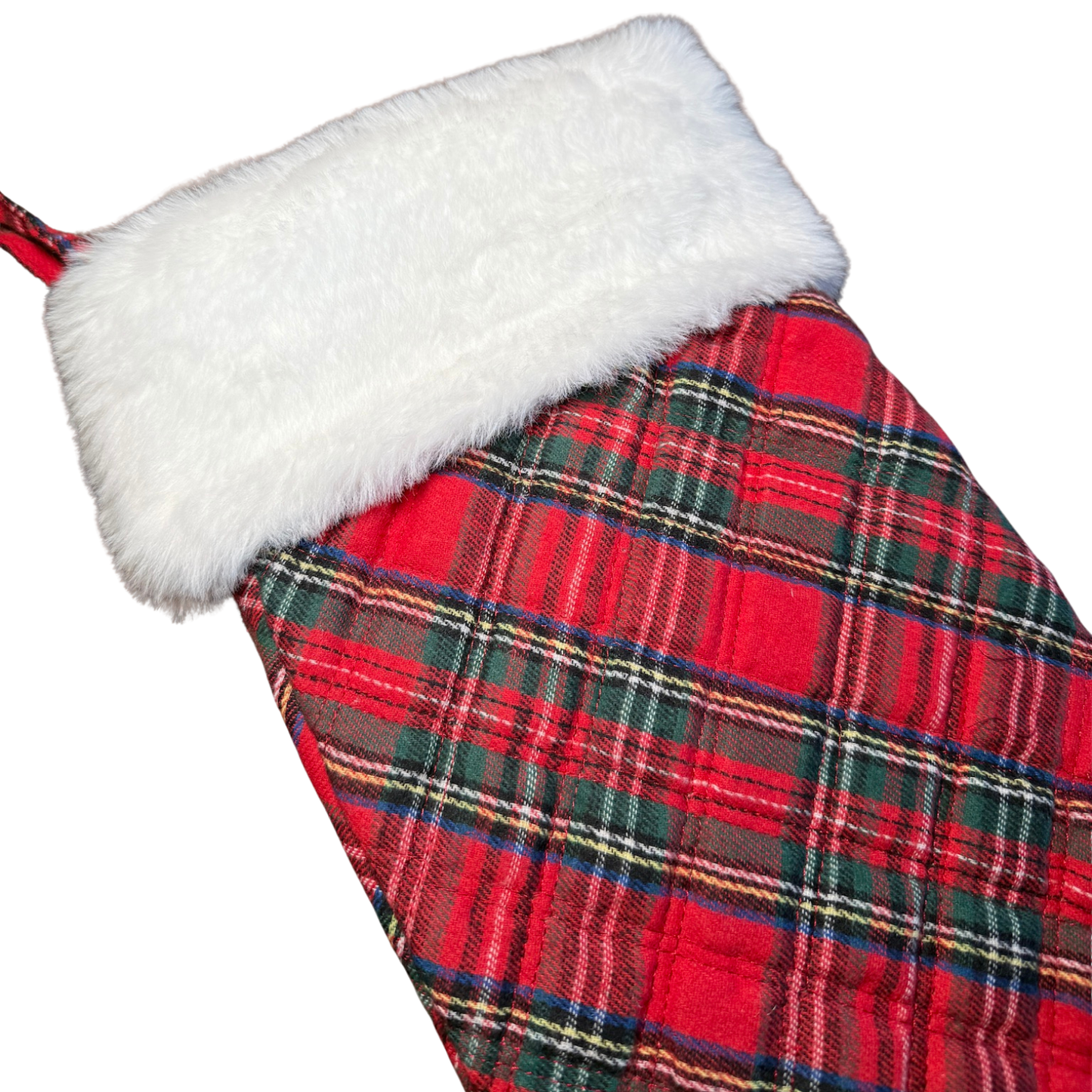 Tartan Fur Stocking